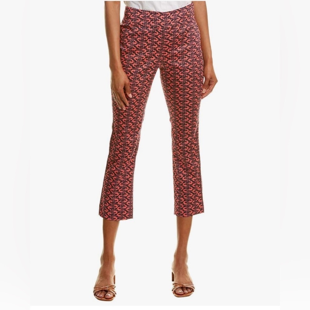 Nic + Zoe Cocktail Hour Shrimp Print Crop Pant